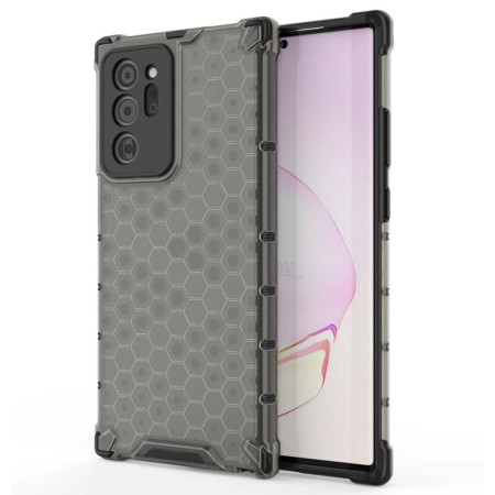 Funda Tipo Honeycomb Armor (Pc+Tpu) Negra para Samsung Galaxy Note 20 Ultra