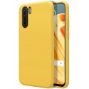 Funda Silicona Líquida Ultra Suave para Oppo A91 color Amarilla