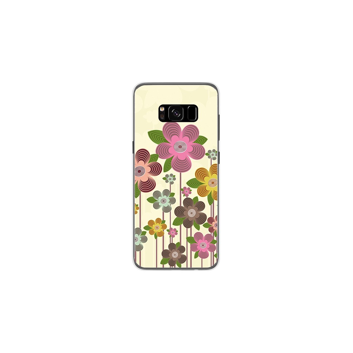 Funda Gel Tpu para Samsung Galaxy S8 Diseño Primavera En Flor  Dibujos