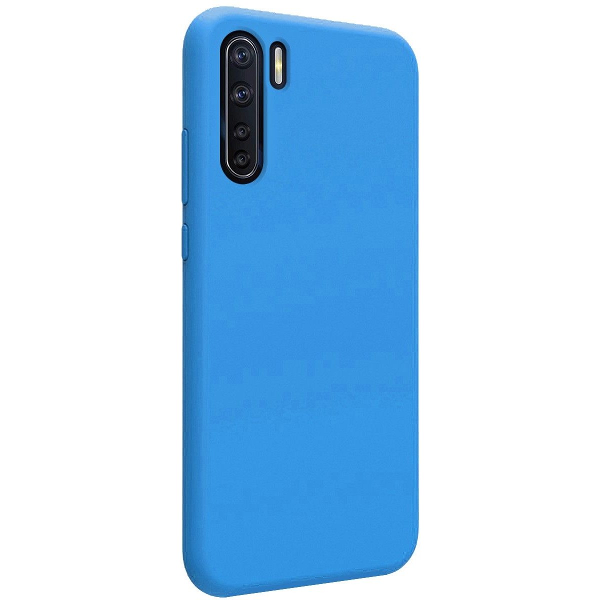Funda Silicona Líquida Ultra Suave para Oppo A91 color Azul