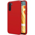 Funda Silicona Líquida Ultra Suave para Oppo A91 color Roja
