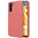 Funda Silicona Líquida Ultra Suave para Oppo A91 color Rosa