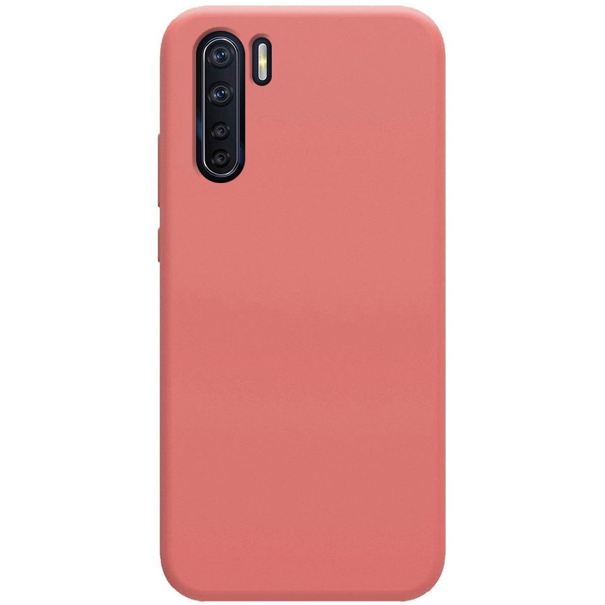 Funda Silicona Líquida Ultra Suave para Oppo A91 color Rosa