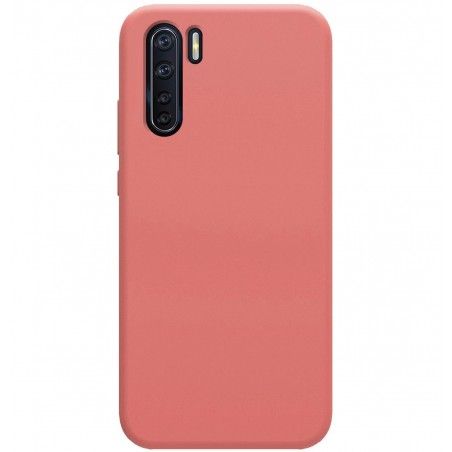 Funda Silicona Líquida Ultra Suave para Oppo A91 color Rosa