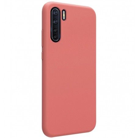 Funda Silicona Líquida Ultra Suave para Oppo A91 color Rosa