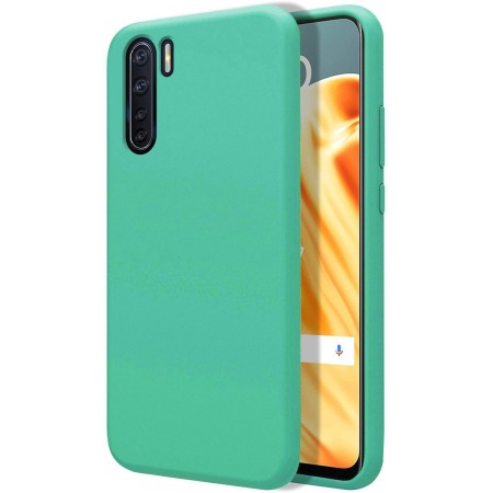 Funda Silicona Líquida Ultra Suave para Oppo A91 color Verde