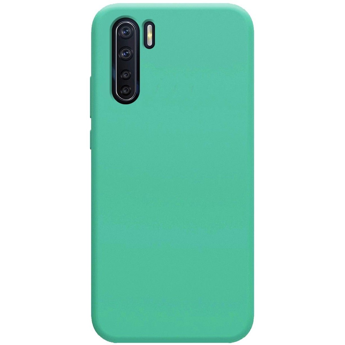 Funda Silicona Líquida Ultra Suave para Oppo A91 color Verde