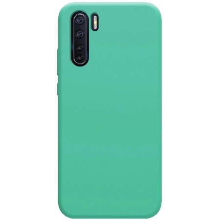 Funda Silicona Líquida Ultra Suave para Oppo A91 color Verde