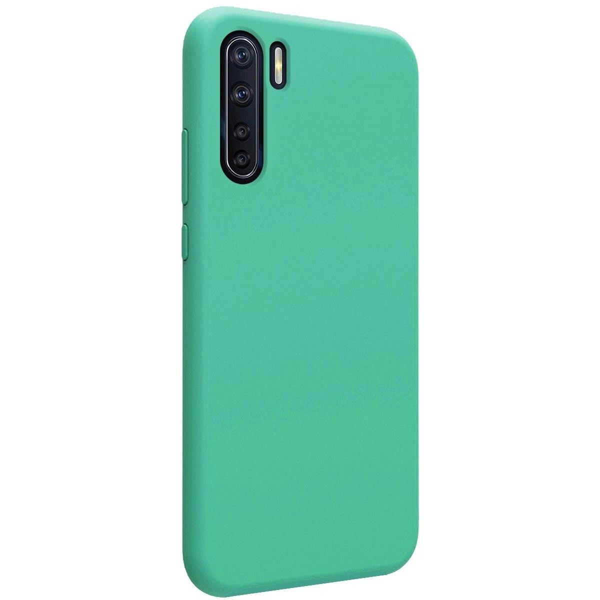 Funda Silicona Líquida Ultra Suave para Oppo A91 color Verde