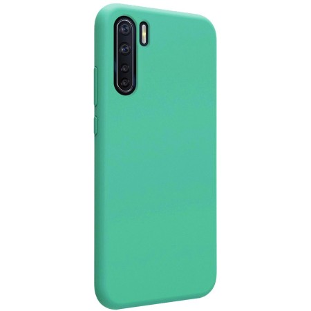 Funda Silicona Líquida Ultra Suave para Oppo A91 color Verde