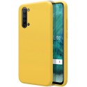 Funda Silicona Líquida Ultra Suave para Oppo Find X2 Lite color Amarilla
