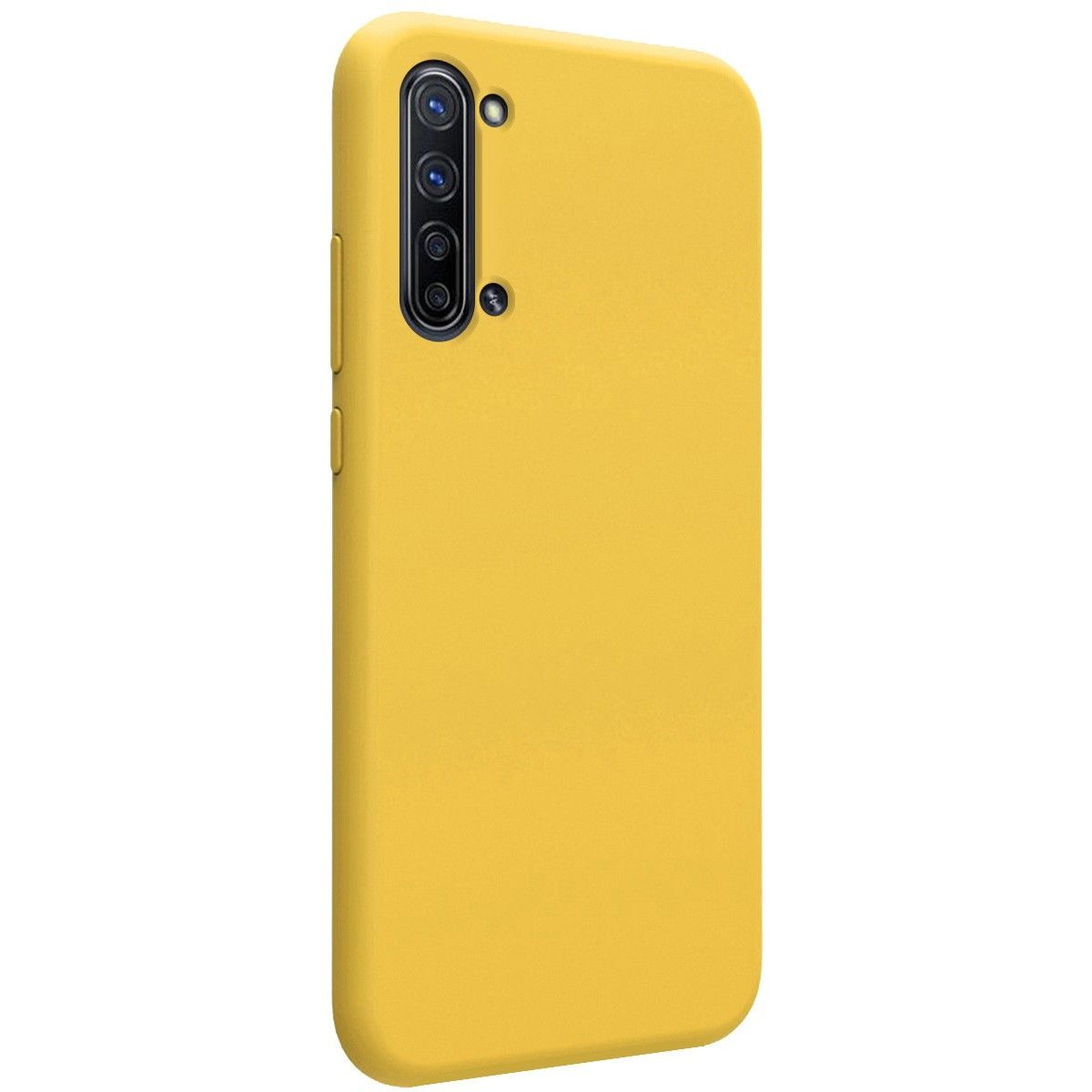 Funda Silicona Líquida Ultra Suave para Oppo Find X2 Lite color Amarilla