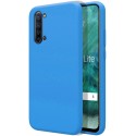 Funda Silicona Líquida Ultra Suave para Oppo Find X2 Lite color Azul