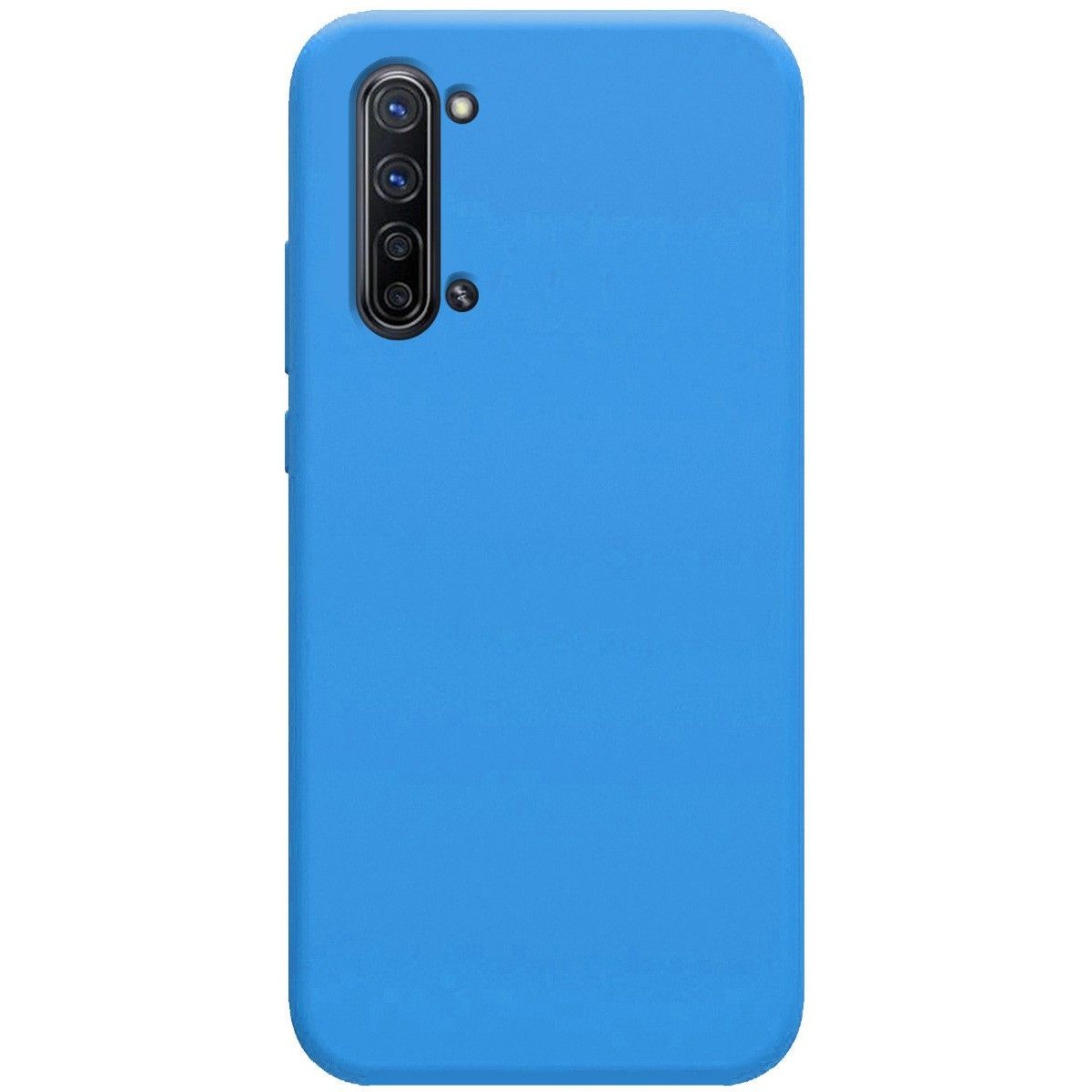 Funda Silicona Líquida Ultra Suave para Oppo Find X2 Lite color Azul