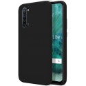 Funda Silicona Líquida Ultra Suave para Oppo Find X2 Lite color Negra
