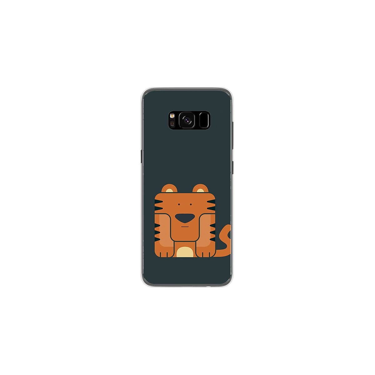 Funda Gel Tpu para Samsung Galaxy S8 Diseño Tigre Dibujos
