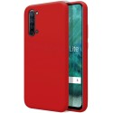 Funda Silicona Líquida Ultra Suave para Oppo Find X2 Lite color Roja