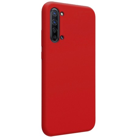 Funda Silicona Líquida Ultra Suave para Oppo Find X2 Lite color Roja