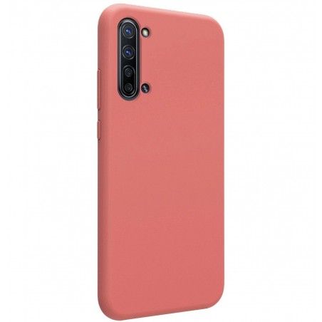 Funda Silicona Líquida Ultra Suave para Oppo Find X2 Lite color Rosa