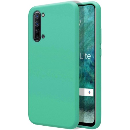 Funda Silicona Líquida Ultra Suave para Oppo Find X2 Lite color Verde