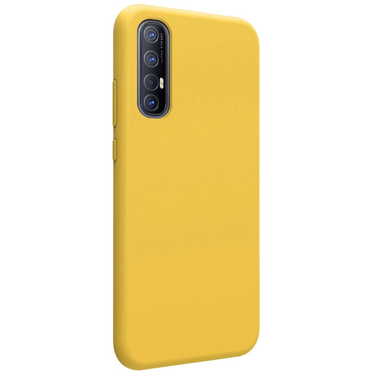 Funda Silicona Líquida Ultra Suave para Oppo Find X2 Neo color Amarilla
