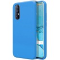 Funda Silicona Líquida Ultra Suave para Oppo Find X2 Neo color Azul