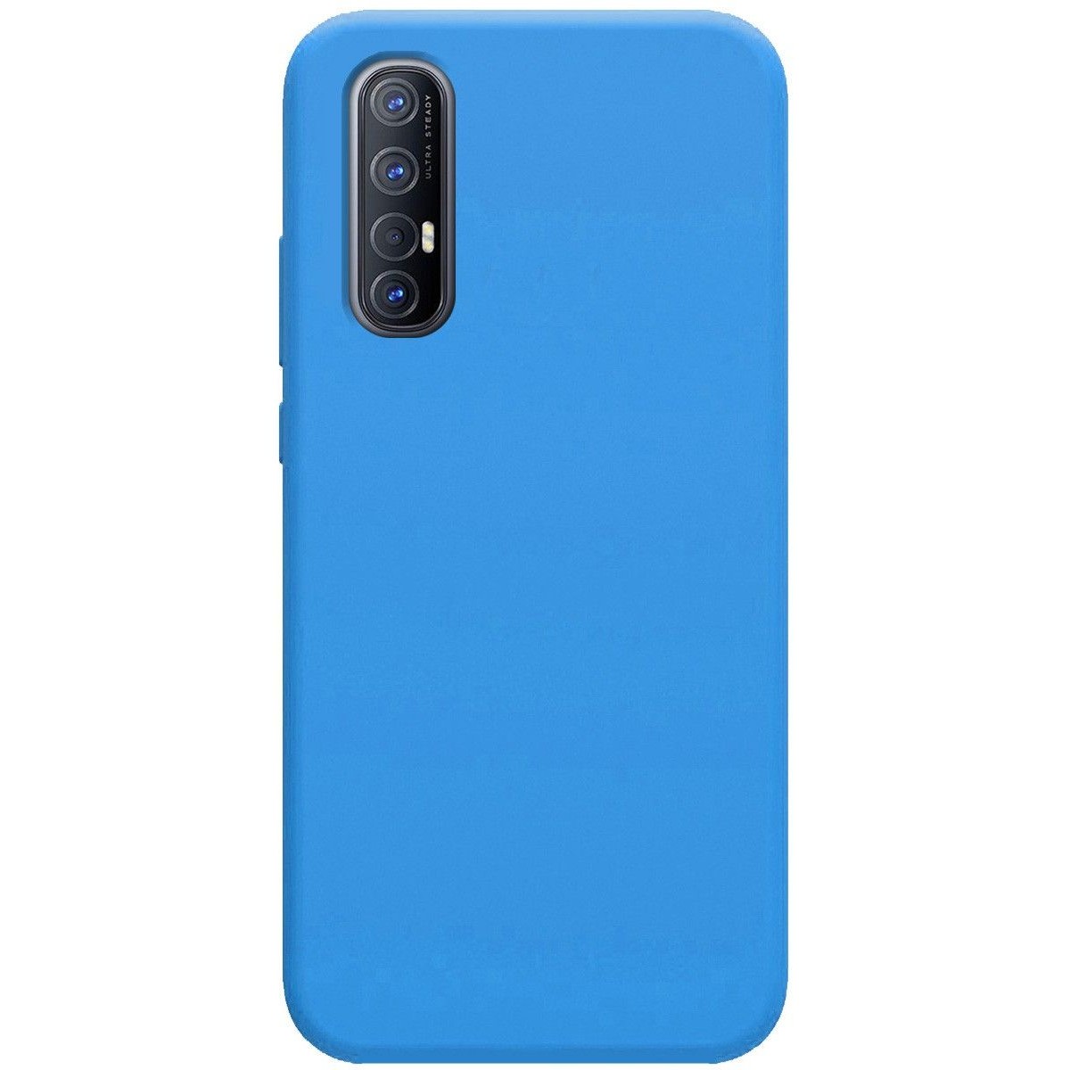 Funda Silicona Líquida Ultra Suave para Oppo Find X2 Neo color Azul
