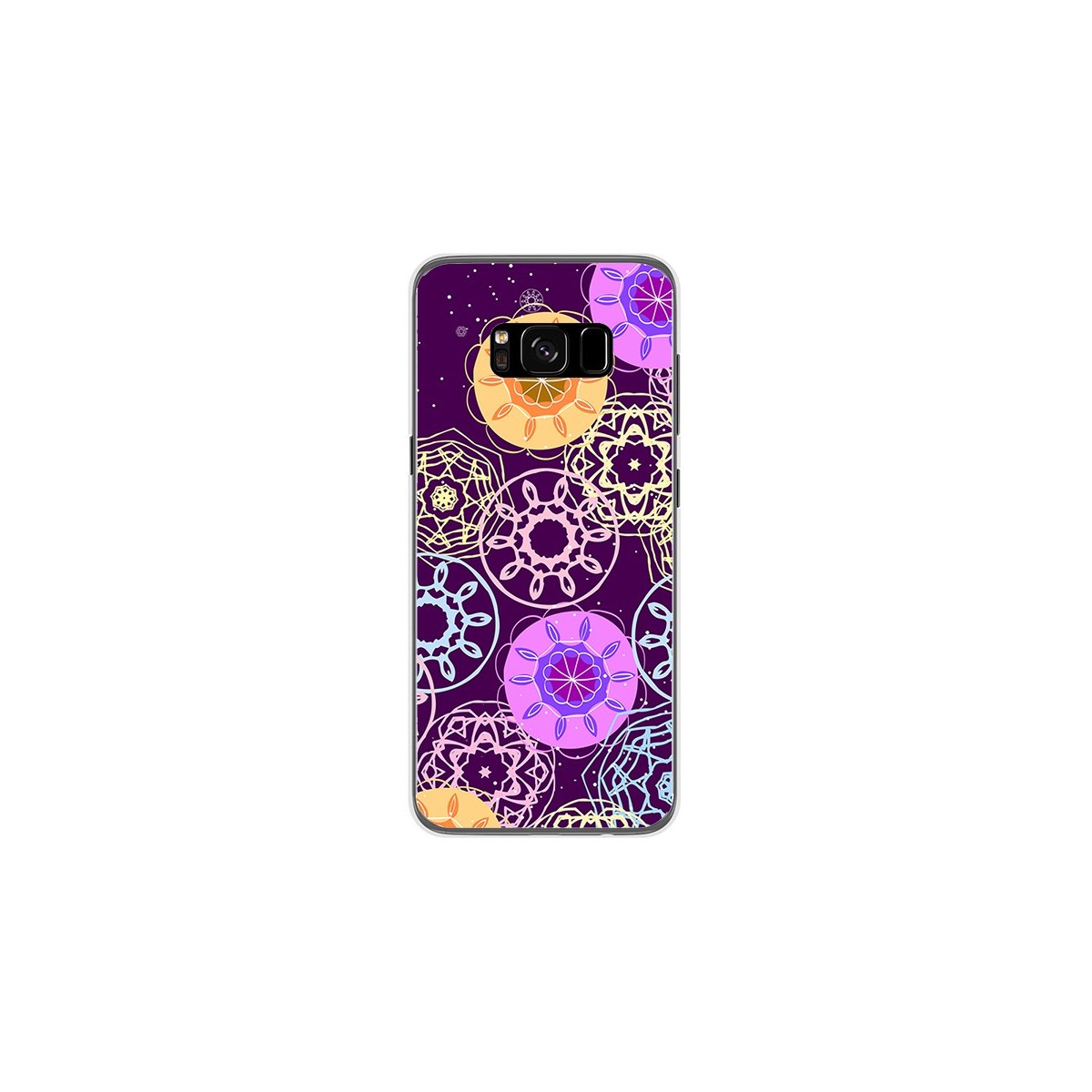 Funda Gel Tpu para Samsung Galaxy S8 Diseño Radial Dibujos