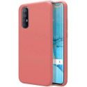 Funda Silicona Líquida Ultra Suave para Oppo Find X2 Neo color Rosa