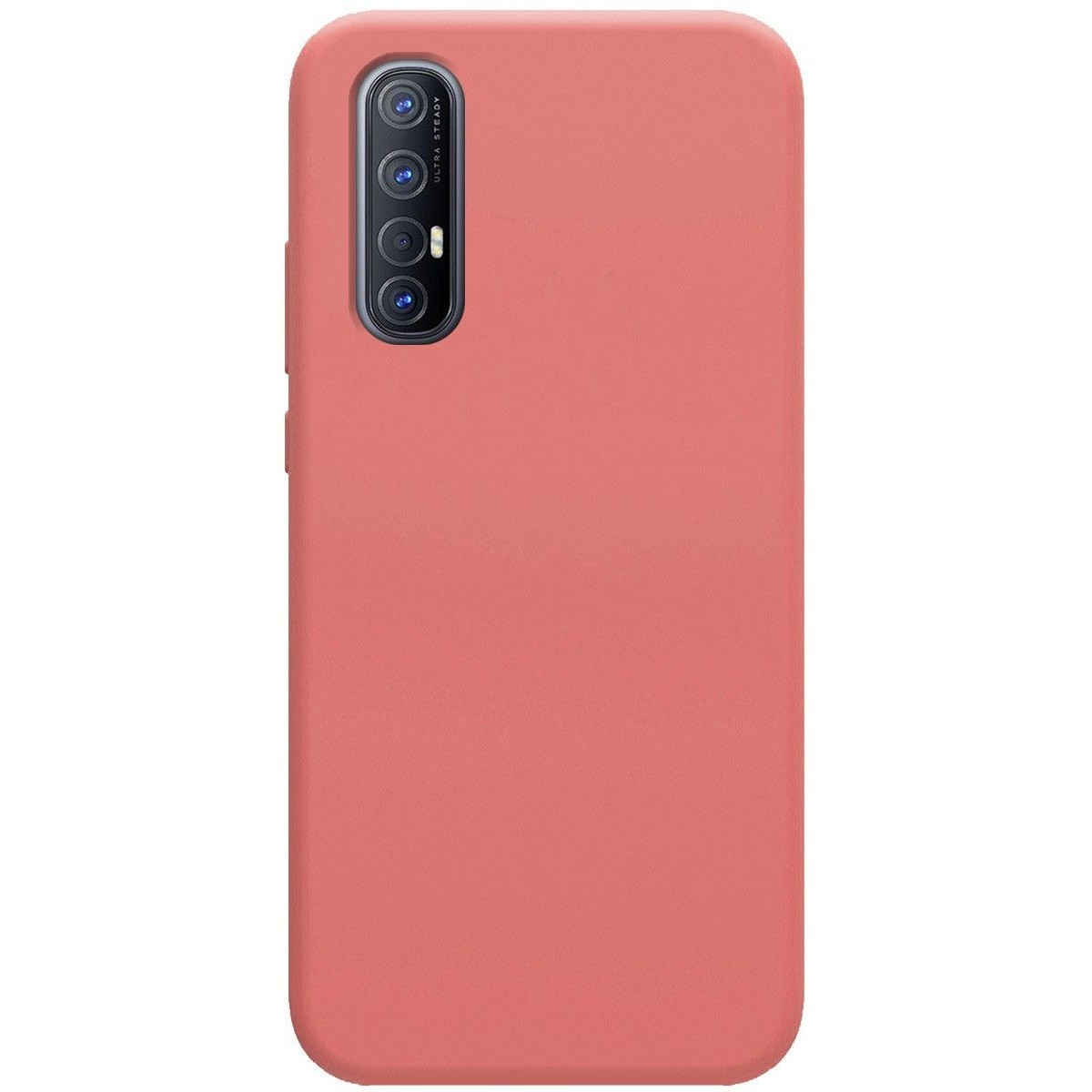 Funda Silicona Líquida Ultra Suave para Oppo Find X2 Neo color Rosa