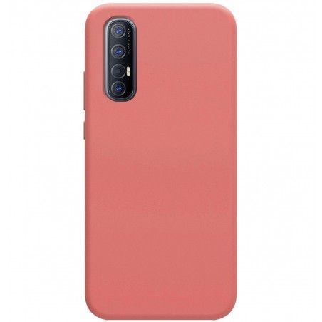 Funda Silicona Líquida Ultra Suave para Oppo Find X2 Neo color Rosa