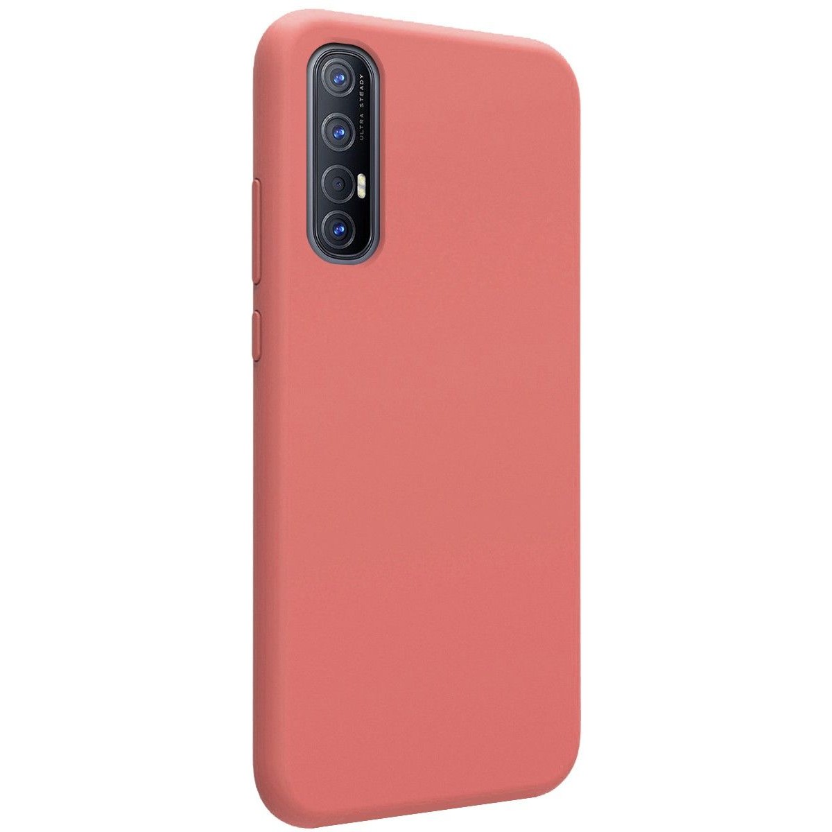 Funda Silicona Líquida Ultra Suave para Oppo Find X2 Neo color Rosa
