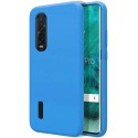Funda Silicona Líquida Ultra Suave para Oppo Find X2 Pro color Azul