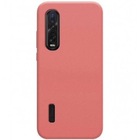 Funda Silicona Líquida Ultra Suave para Oppo Find X2 Pro color Rosa