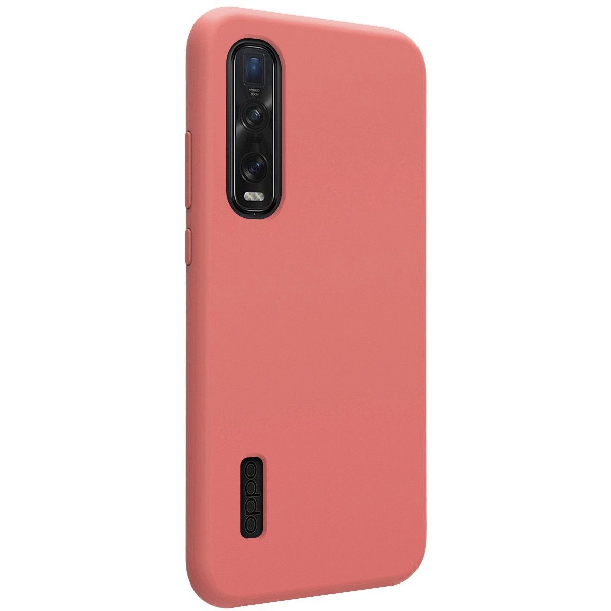 Funda Silicona Líquida Ultra Suave para Oppo Find X2 Pro color Rosa