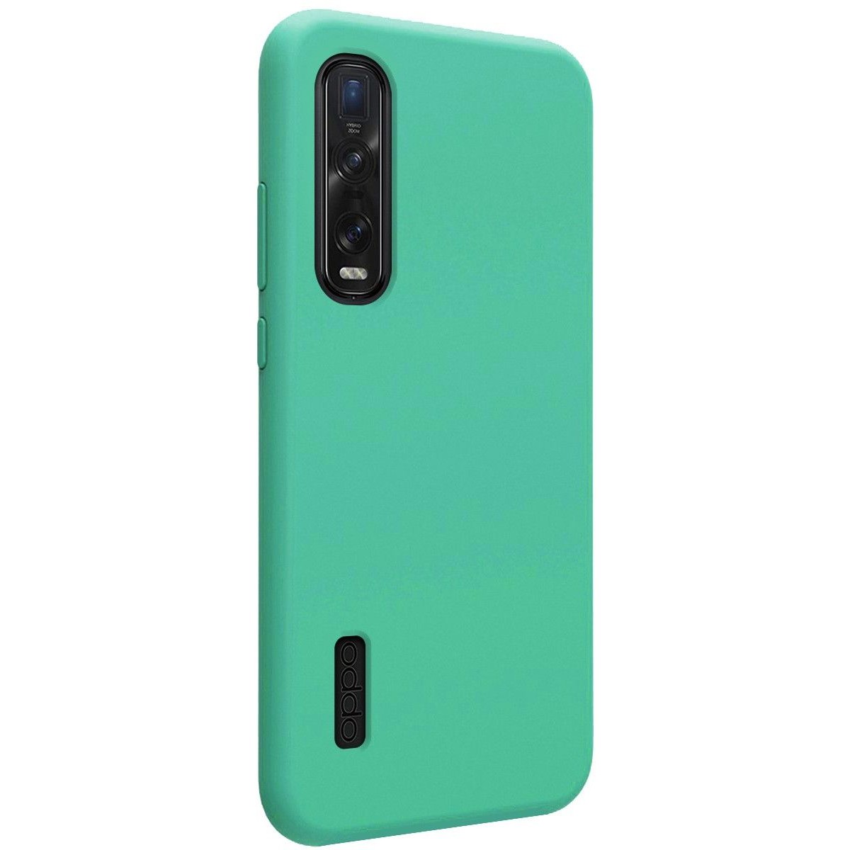 Funda Silicona Líquida Ultra Suave para Oppo Find X2 Pro color Verde