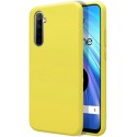 Funda Silicona Líquida Ultra Suave para Realme 6 color Amarilla