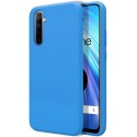 Funda Silicona Líquida Ultra Suave para Realme 6 color Azul