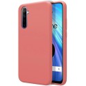 Funda Silicona Líquida Ultra Suave para Realme 6 color Rosa