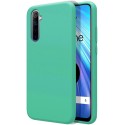 Funda Silicona Líquida Ultra Suave para Realme 6 color Verde