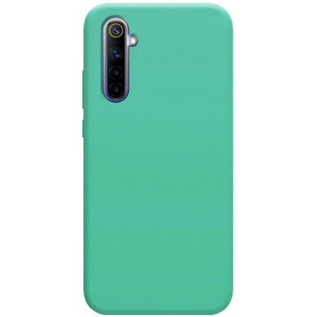 Funda Silicona Líquida Ultra Suave para Realme 6 color Verde