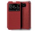 Funda Libro Soporte con Ventana para Xiaomi POCO X3 NFC / X3 PRO color Roja