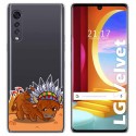 Funda Gel Transparente para LG Velvet 5G diseño Bufalo Dibujos
