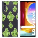 Funda Gel Transparente para LG Velvet 5G diseño Cactus Dibujos
