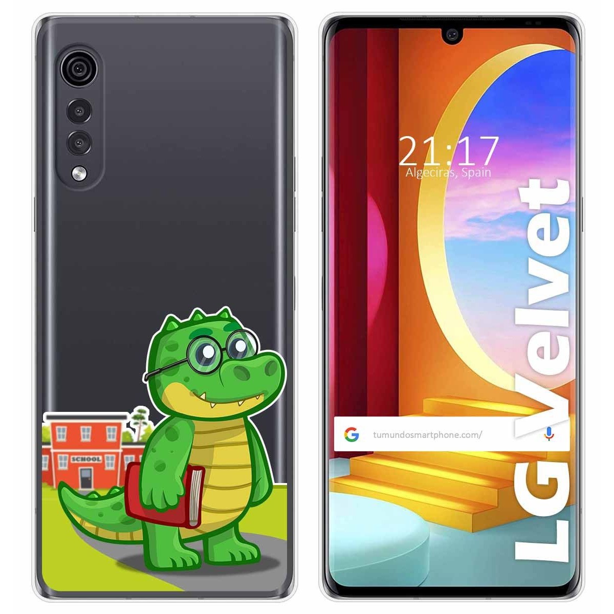 Funda Gel Transparente para LG Velvet 5G diseño Coco Dibujos