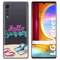 Funda Gel Transparente para LG Velvet 5G diseño Summer Dibujos