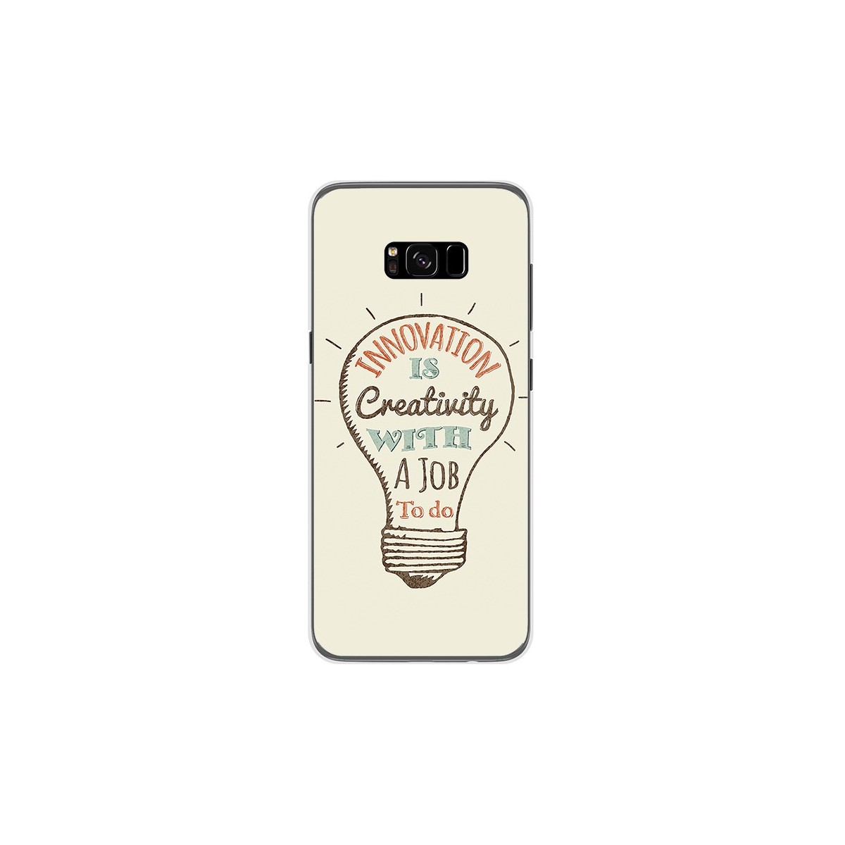 Funda Gel Tpu para Samsung Galaxy S8 Plus Diseño Creativity Dibujos