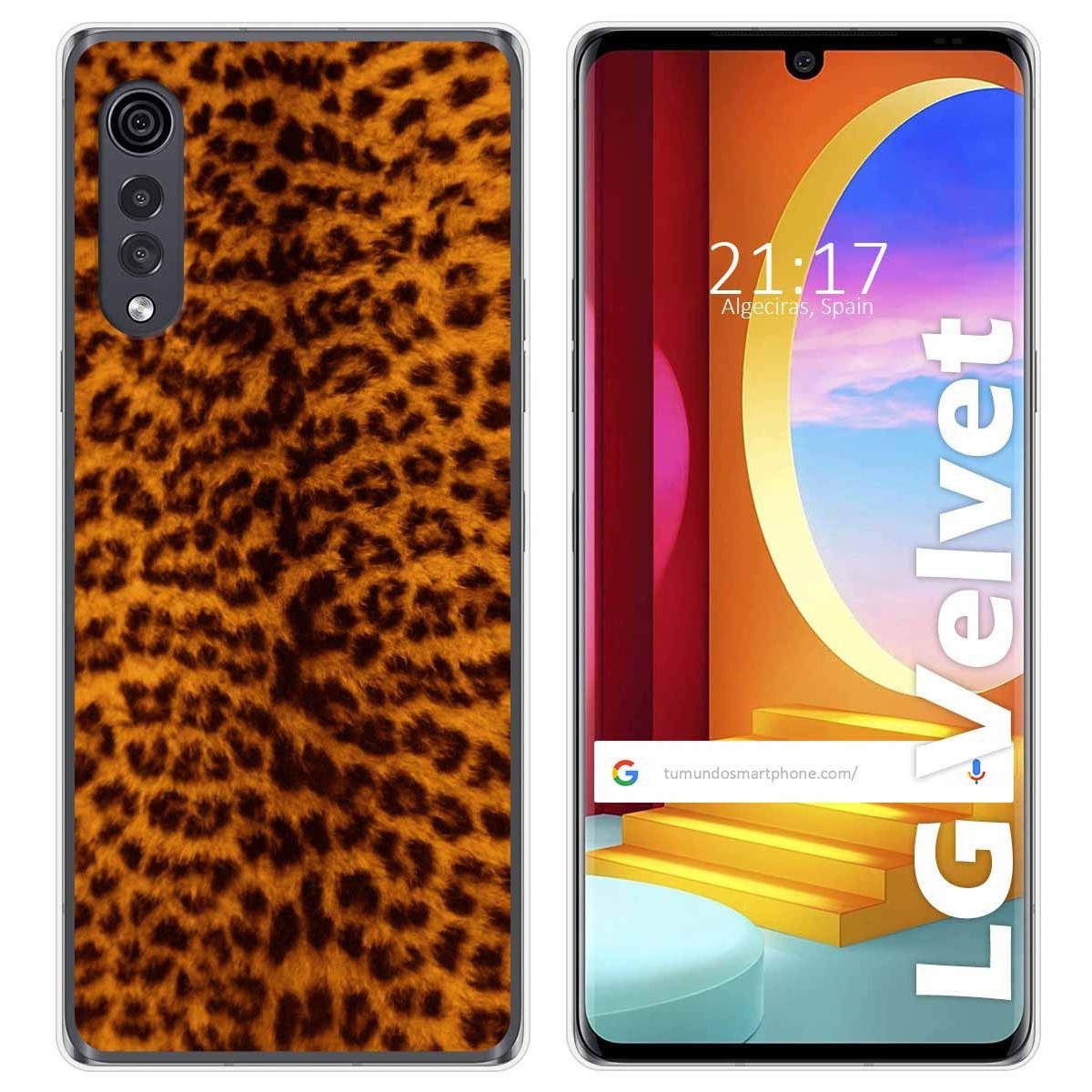 Funda Gel Tpu para LG Velvet 5G diseño Animal 03 Dibujos