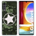Funda Gel Tpu para LG Velvet 5G diseño Camuflaje 01 Dibujos