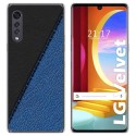 Funda Gel Tpu para LG Velvet 5G diseño Cuero 02 Dibujos